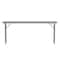 Flash Furniture 18 W, 70.8 L, 29 H, Metal, Plastic, Plastic: Polyethylene Top, Gray RB-1872-GY-GG - alternate 8